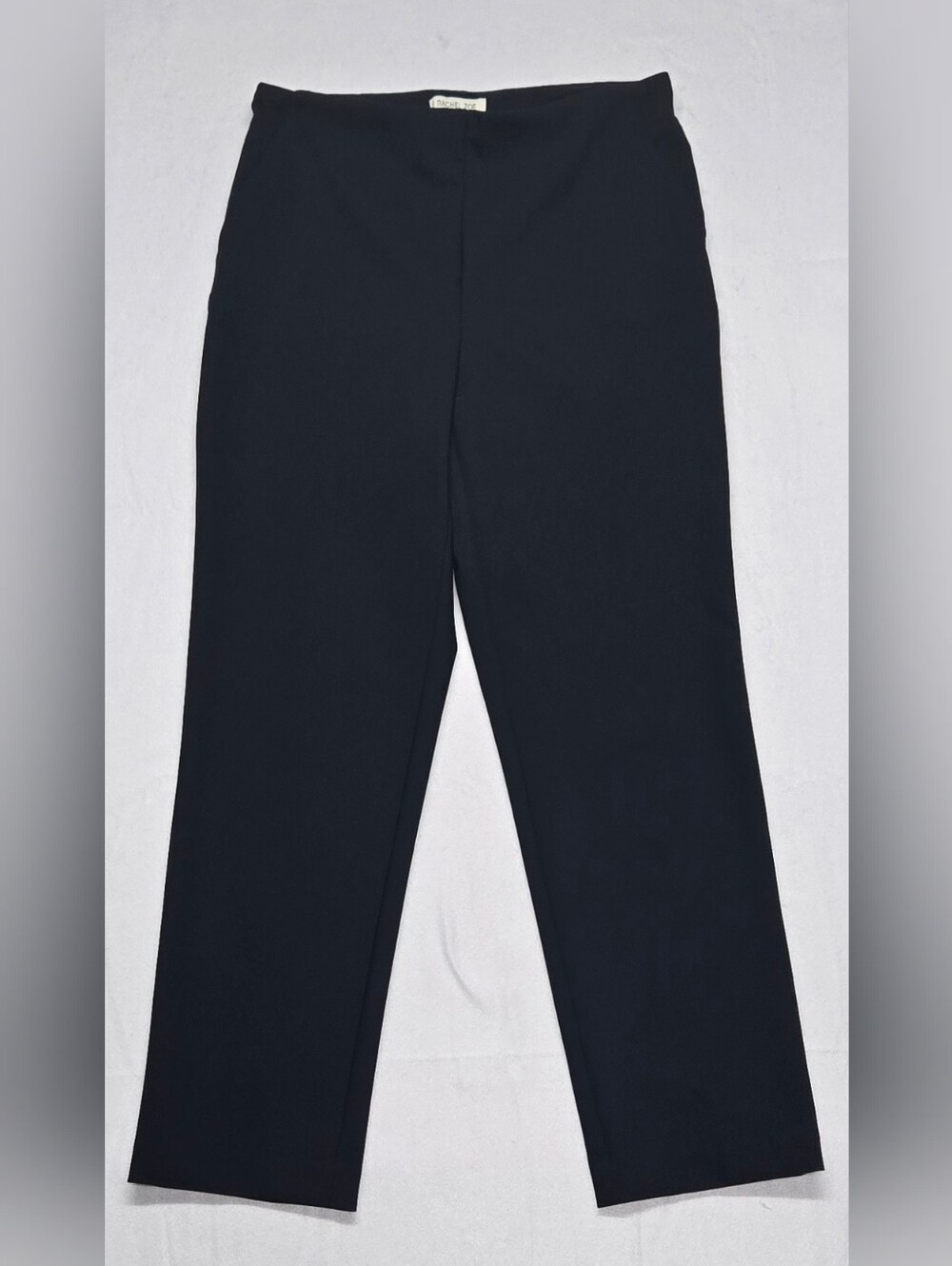 Rachel Zoe 6 Ankle Dress Pants Slinky Stretch Knit Navy Blue Pull On